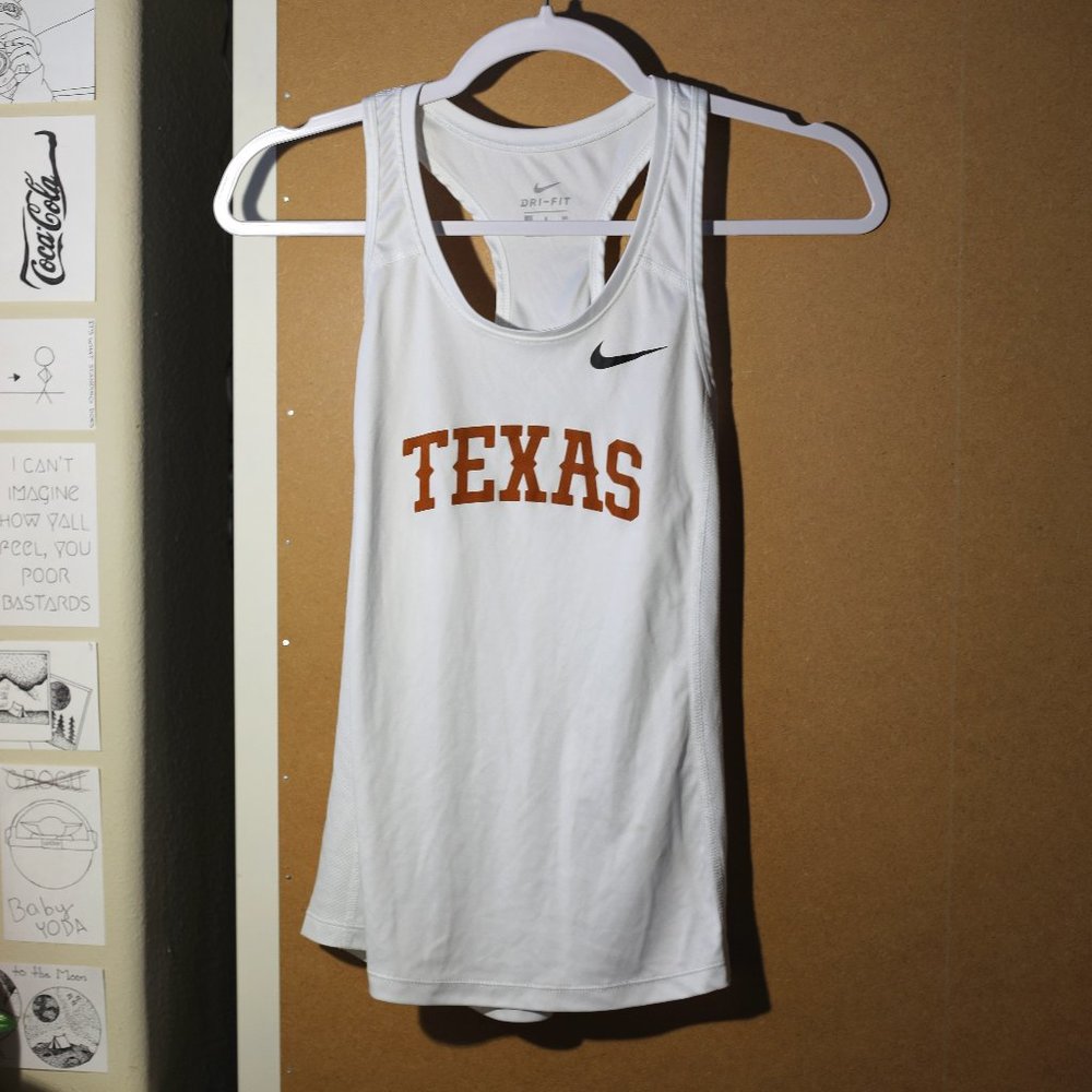 Nike Drifit Texas Longhorns Racerback Tank Top
